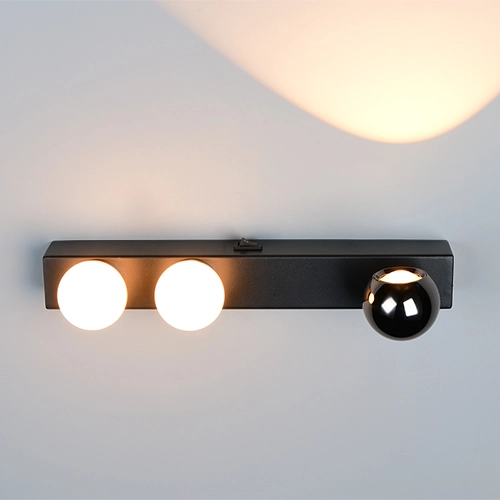 Wall lamp Arpino black 30cm Trio 4017807683622