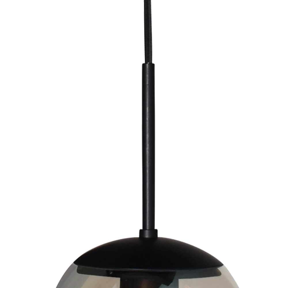 Hanging lamp Lava 1x gold glass Ø 22.5cm Masterlight 8718121285948