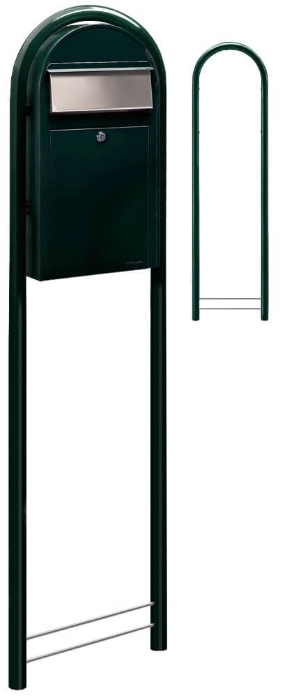 Mailbox Grande S 6064 i Black and green Bobi 6417237037305