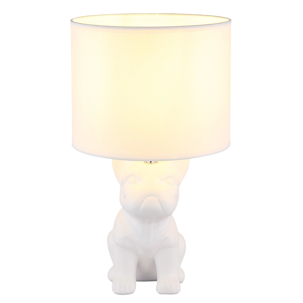 Table lamp Dogo dog white with cap Globo 9007371569687