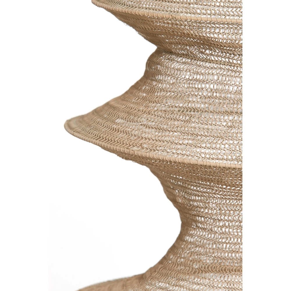 Metal net pendant lamp Nakisha Ø 48cm - sand Light & Living 8717807695071