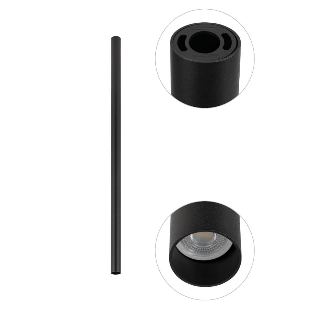 Long surface-mounted spotlight Fourty L 90cm - black Lyora 5903139108232