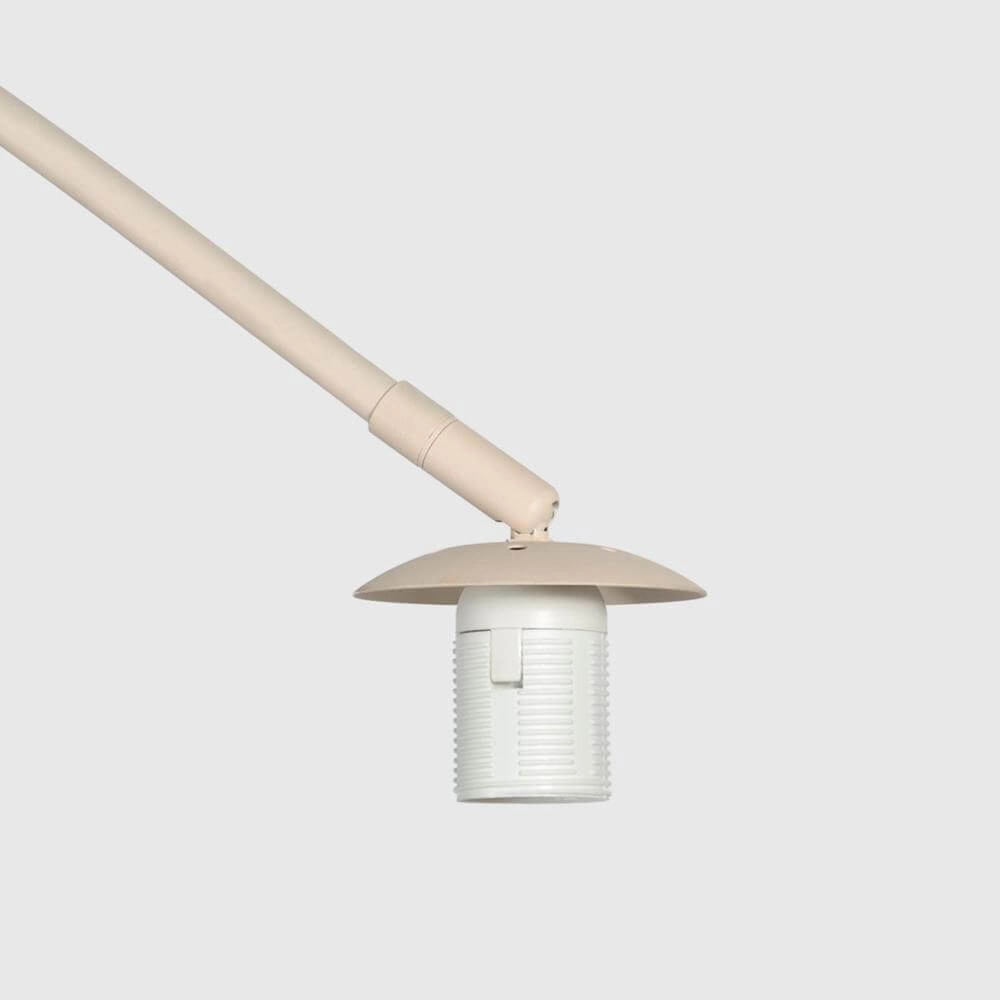 Arc lamp Sparkled Light cream with white ball shade Ø 45cm Steinhauer 8712746179958