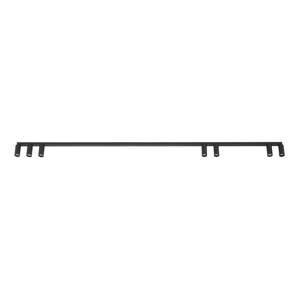 Surface-mounted spot 7x GU10 Fourty Black