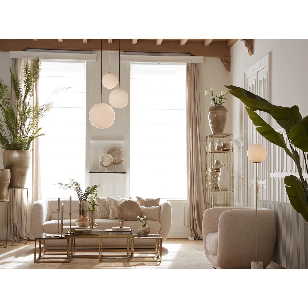 Opal Glass Pendant Light Medina Ø 40cm Light & Living 8717807650926