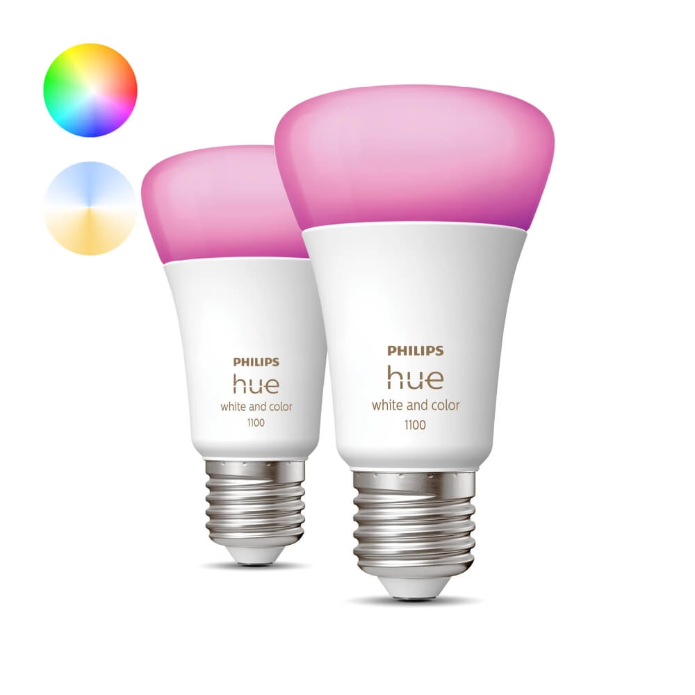 Hue - E27 - 11W - White and Color Philips 8719514291317
