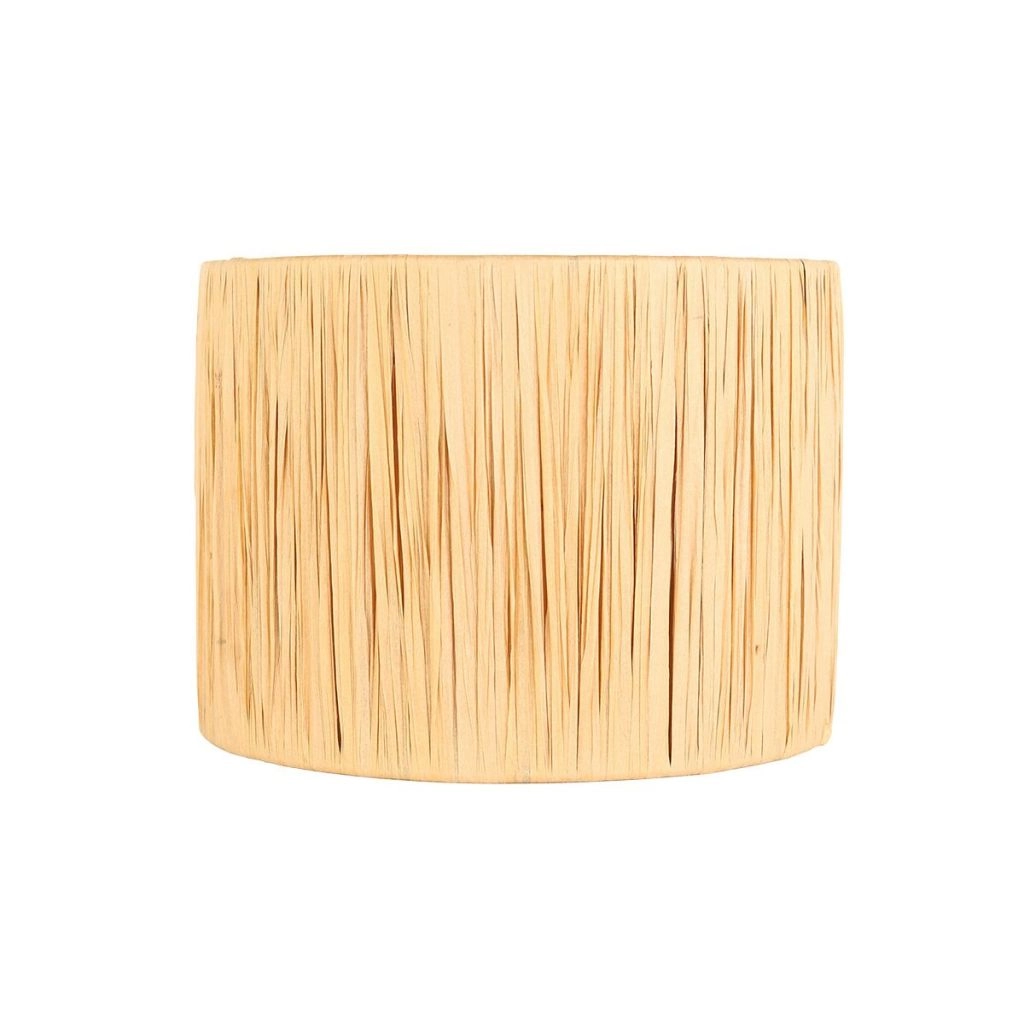 Table lamp stone Travino with straw hood Ø20cm Steinhauer 8712746183504