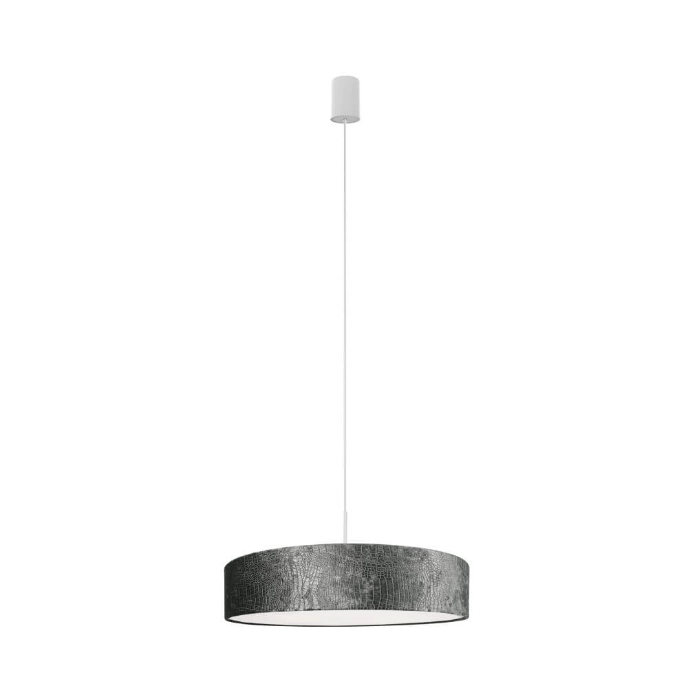Hanging lamp Croco with velvet shade Ø 65cm