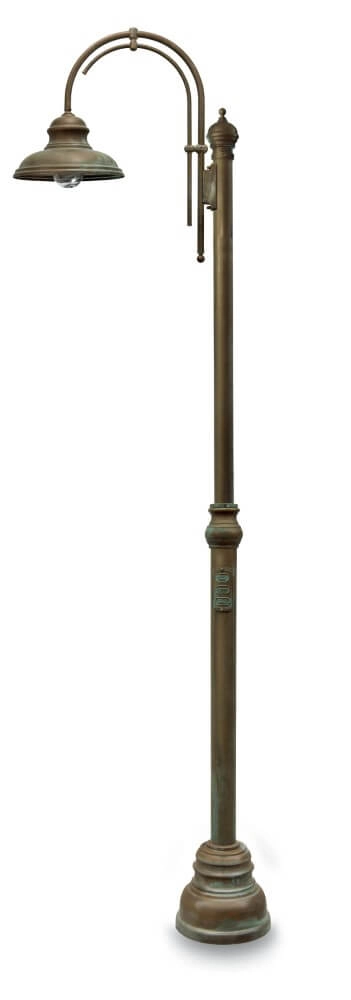 Floor lamp Mill M - aged brass