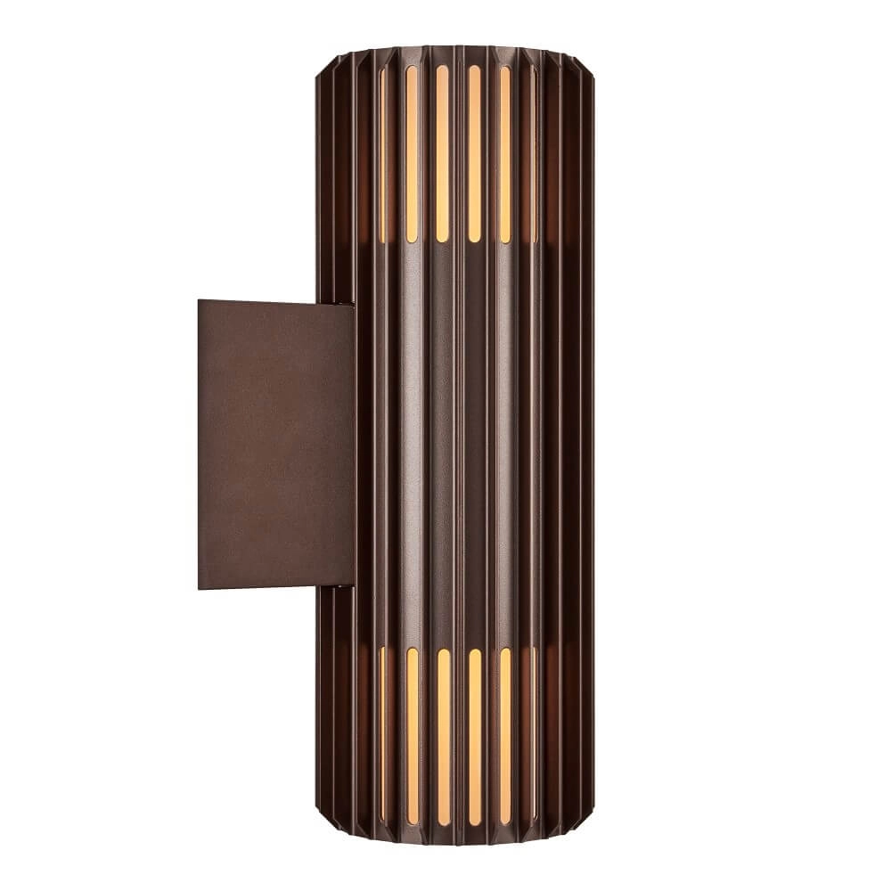 Design outdoor lamp Aludra double - brown metallic Nordlux 5704924022135