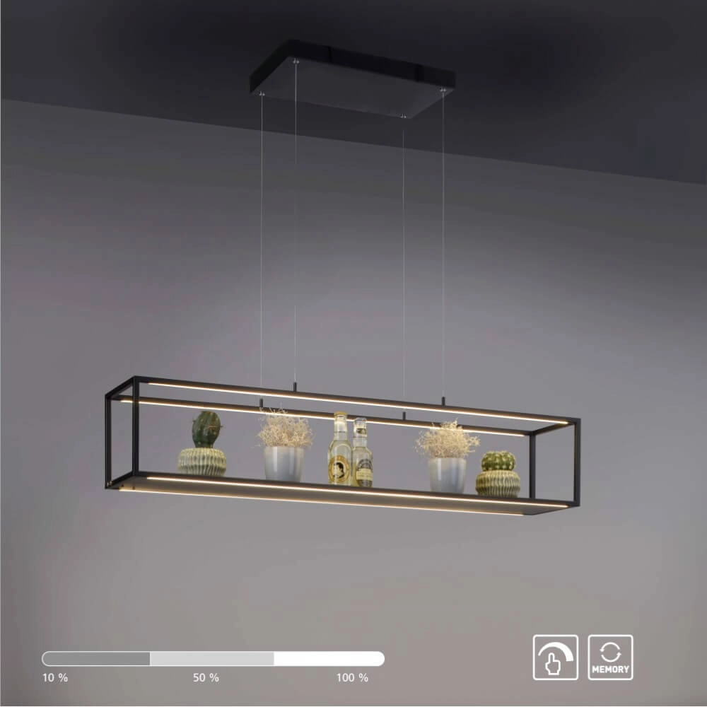 Design pendant lamp Conni rectangular Paul Neuhaus 4012248360996