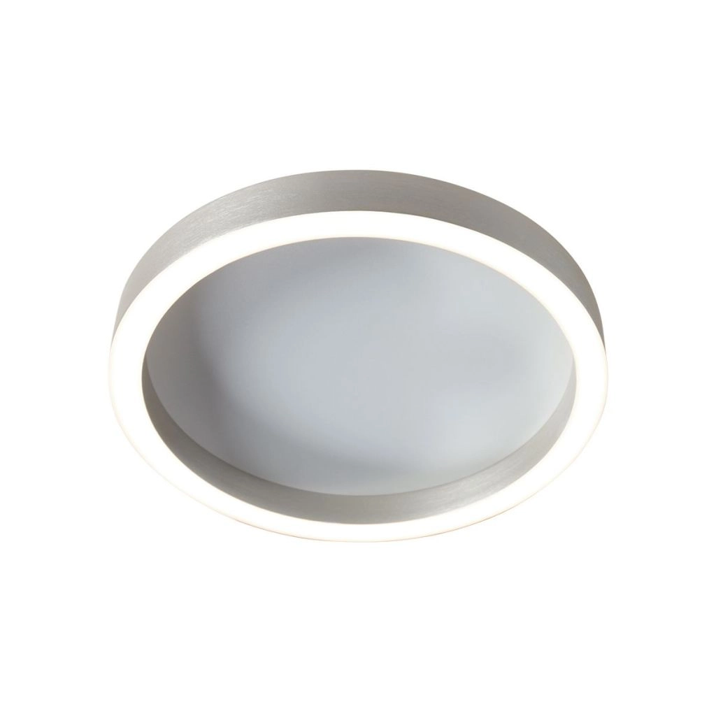 Design ceiling lamp Ringlux brushed metal Ø 30cm Steinhauer 8712746180916