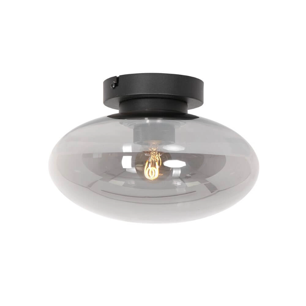 Glass ceiling lamp Reflexion oval Ø 25cm