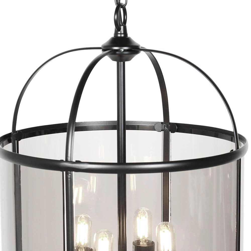 Classic pendant lamp Pimpernel black 4-lights Steinhauer 8712746174205