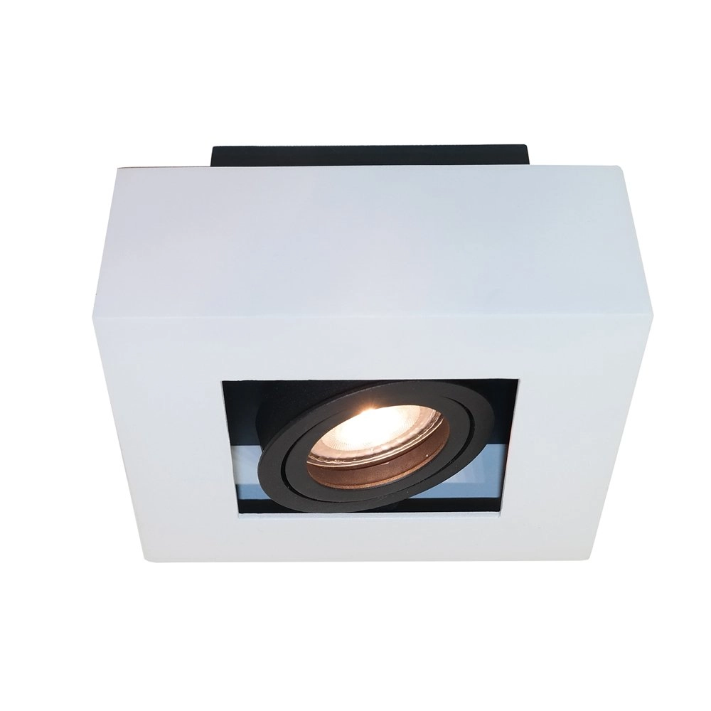 White surface mounted spot Bosco