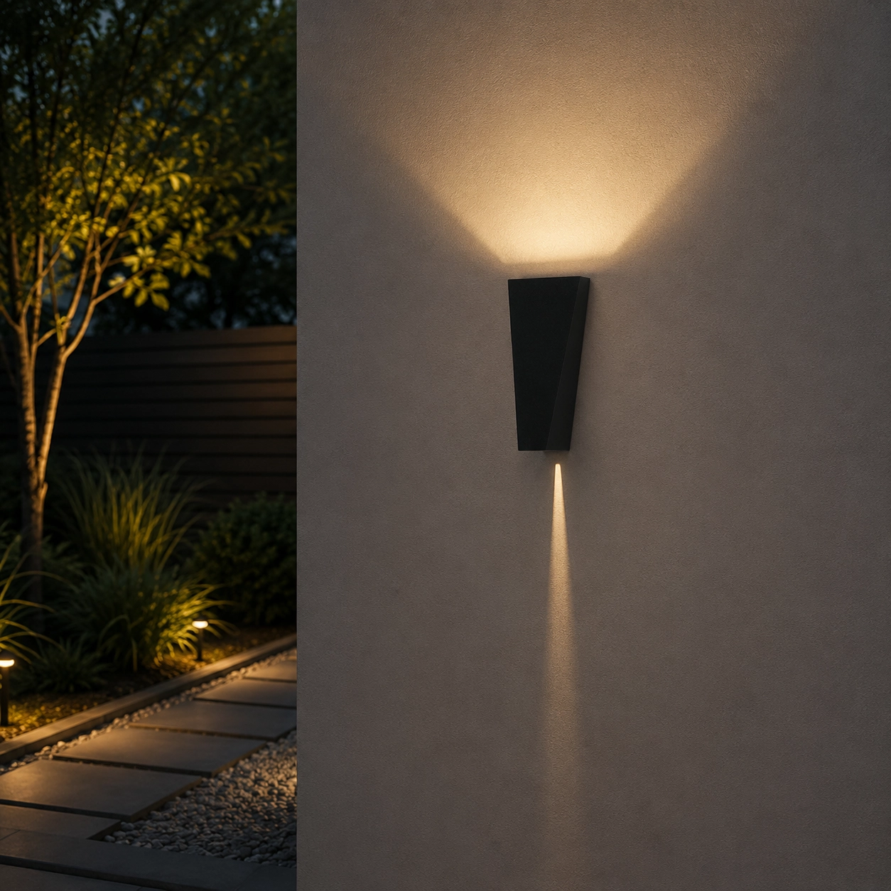 Design wall lamp Veiro anthracite