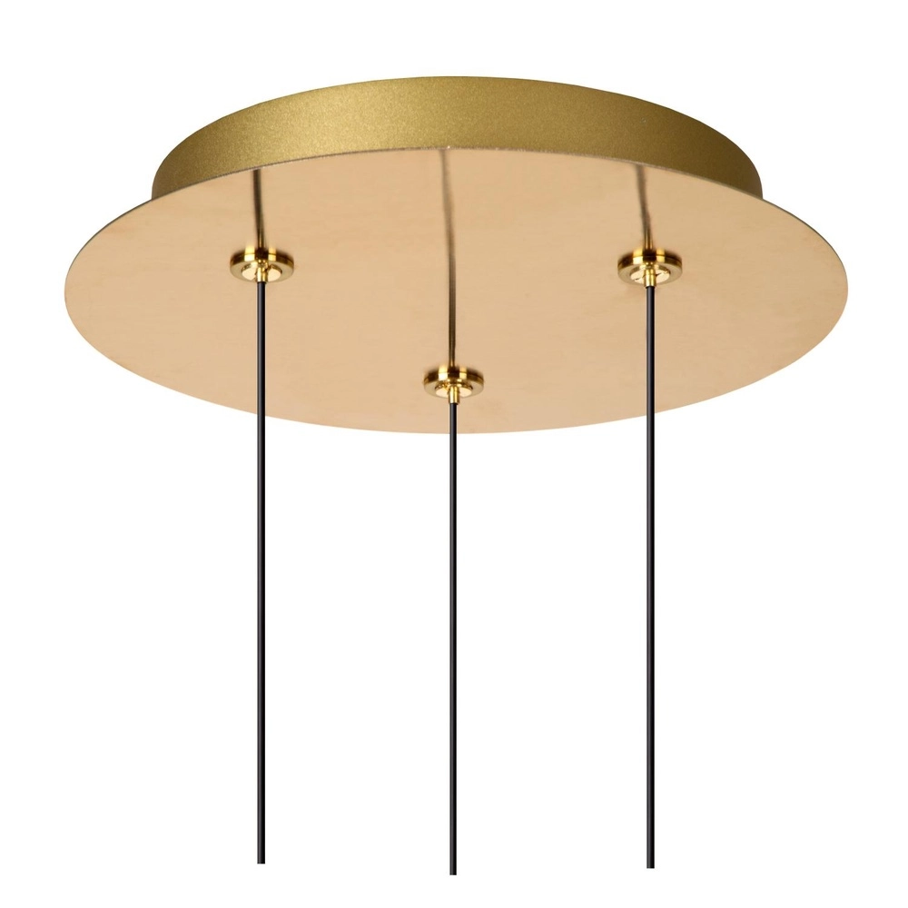 Design pendant lamp Kligande 3-light gold Lucide 5411212134608