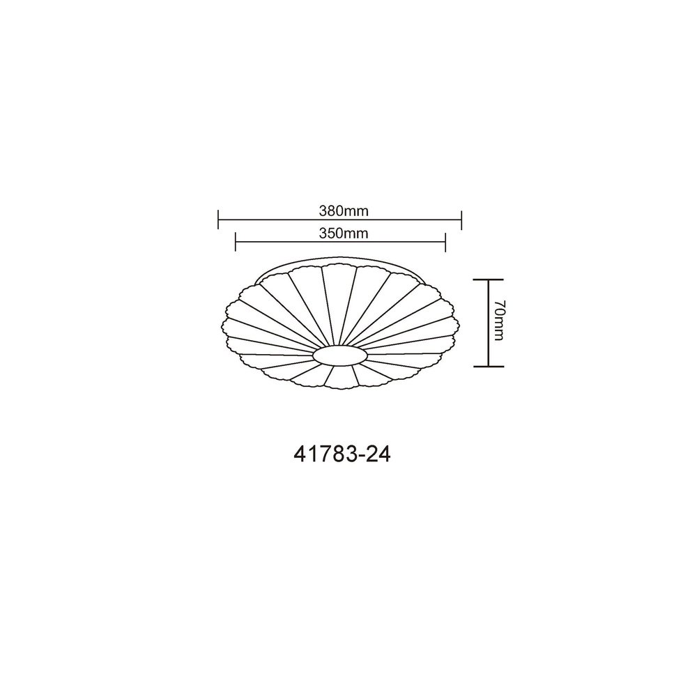 Ceiling lamp Cavendish white Globo 9007371533374