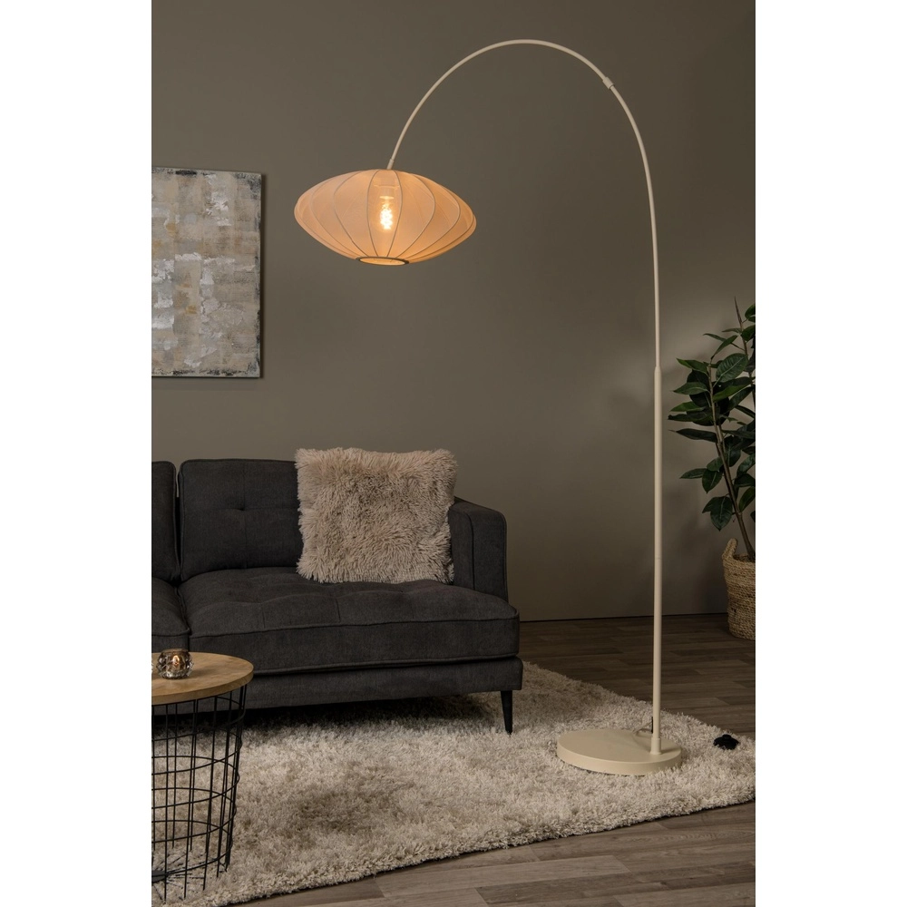 Arc lamp Corina sand brown Lucide 5411212032072