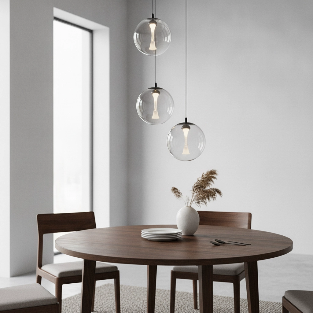 Pendant lamp Orenda 3-light smoke glass