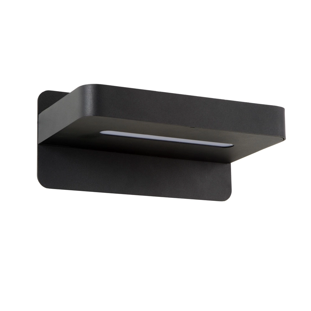 Bedside lamp Atkin with USB charging point black