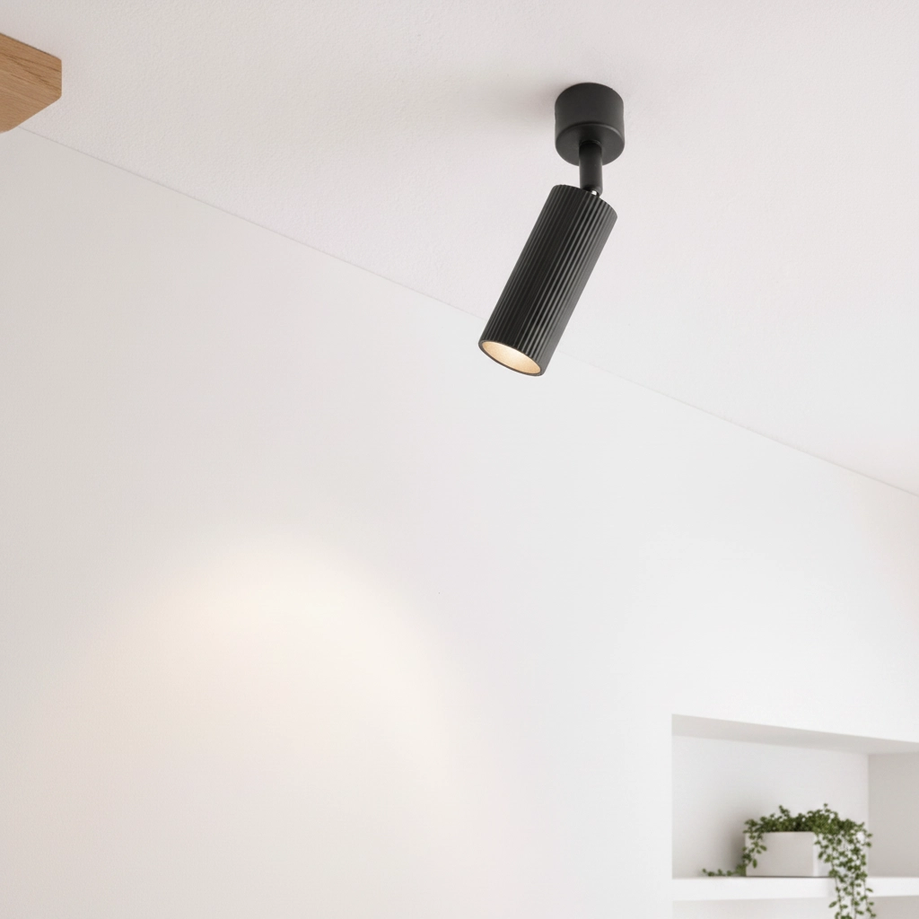Ceiling spotlight Comet Orientable black