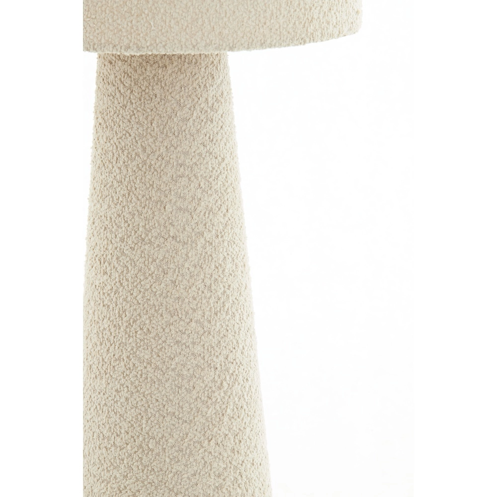 Floor lamp Micky Ø 38cm - bouclé - sand Light & Living 8717807761158