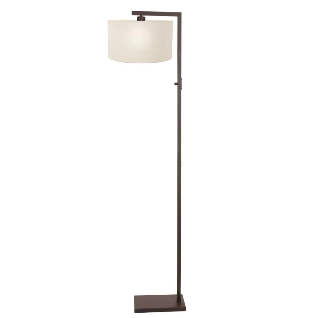 Floor lamp Stang with white hood