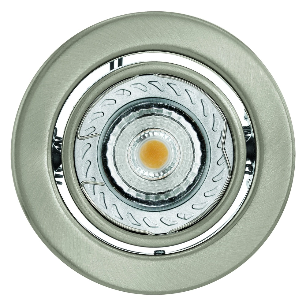 Recessed spotlight Igoa nickel orientable