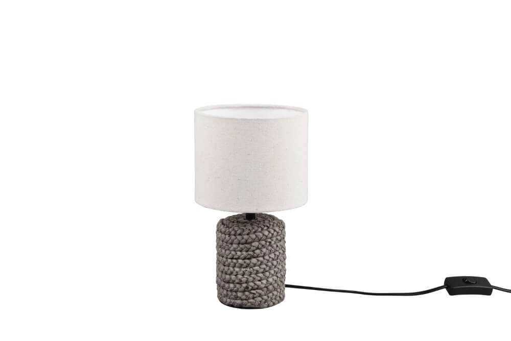 Table lamp Mala 26cm rattan with cream