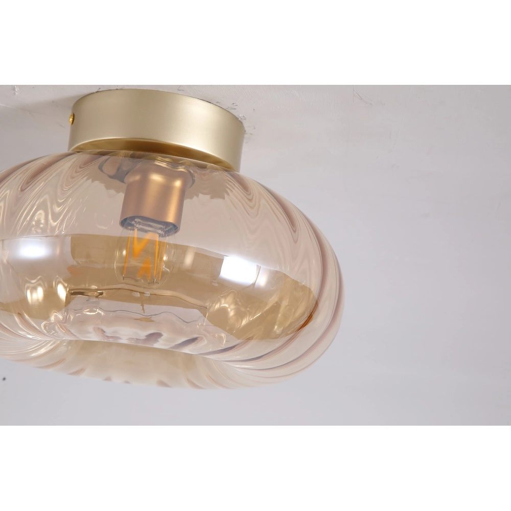 Ceiling lamp Celestial Amber glass Searchlight 5053423306728