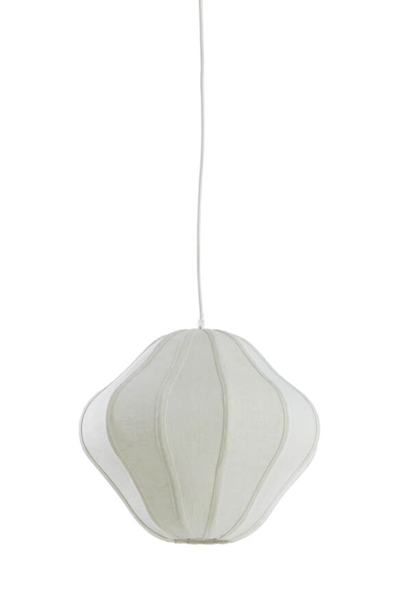 White pendant lamp Sukau Ø 38.5cm Light & Living 8717807763732