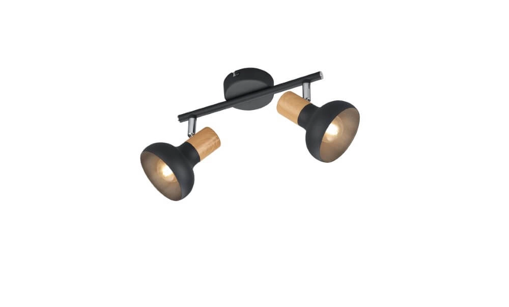 Ceiling light Latika 2-light black