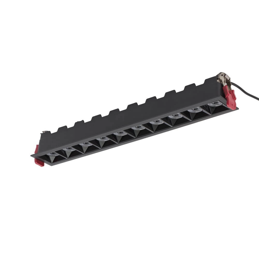 Black recessed spotlight Midi Led 10x1 LEDs - 3000K