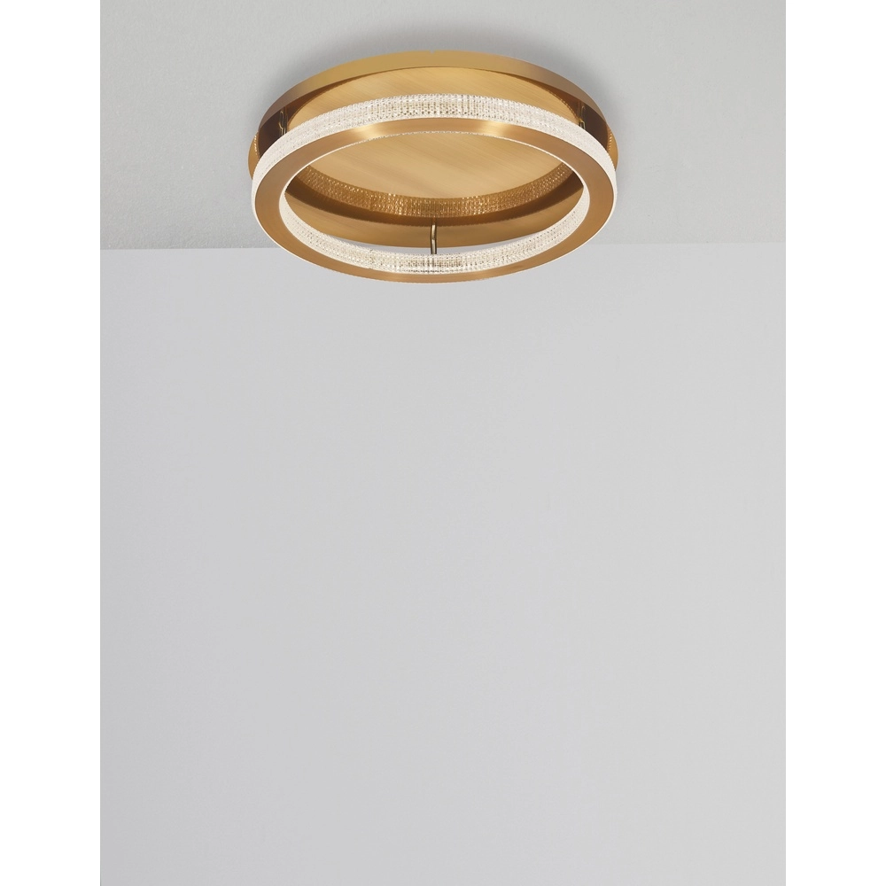 Ceiling lamp Fiore gold Ø 40cm Lyora 5212017424150