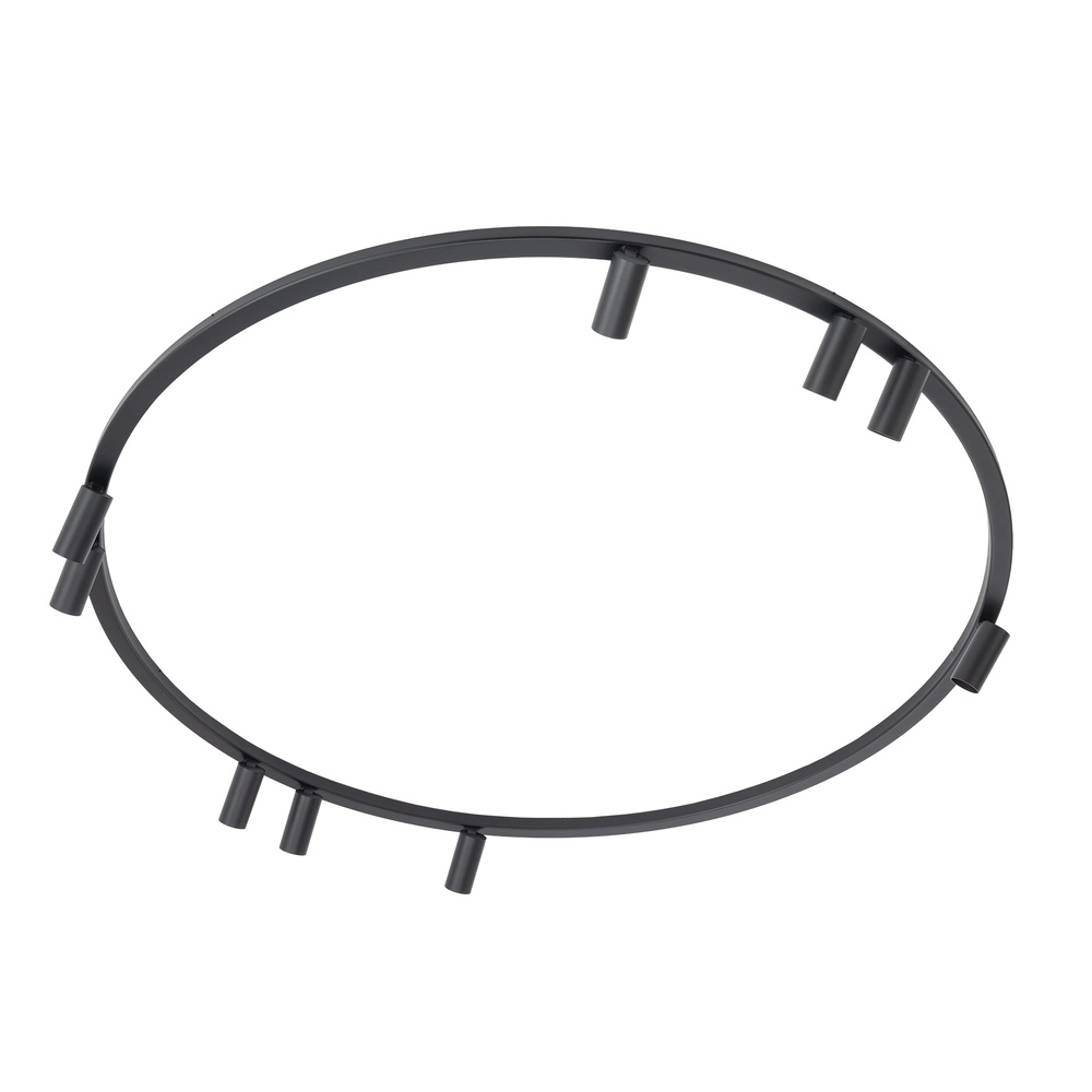 Circle surface-mounted spotlights Fourty 9x GU10 - black Lyora 5903139119504