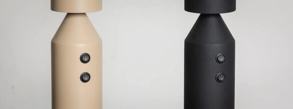 Black table lamp Pencil Ø 8cm ETH 8720195305101