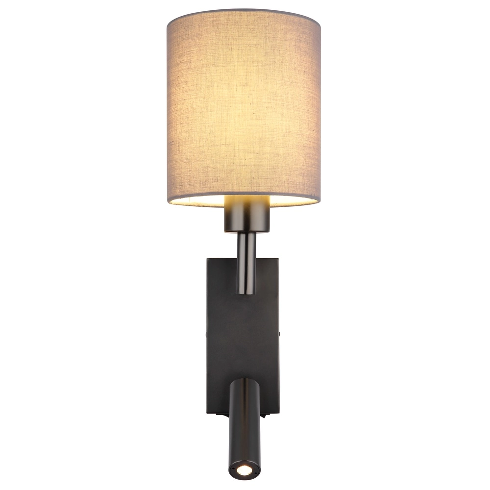 Bedside lamp Zamora black with cap Globo 9007371572892