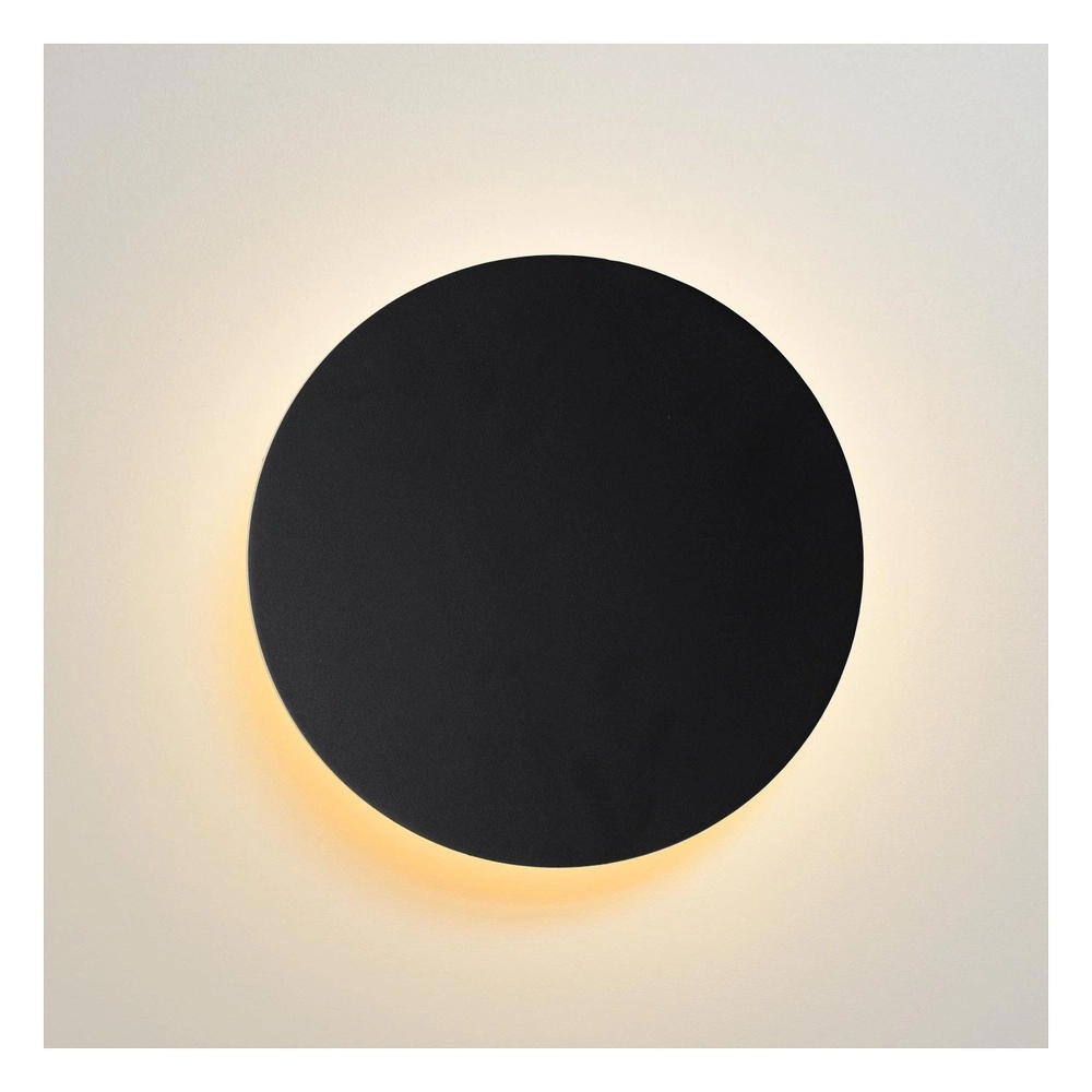 Design wall lamp Eklyps Led Ø 15cm black Lucide 5411212460684