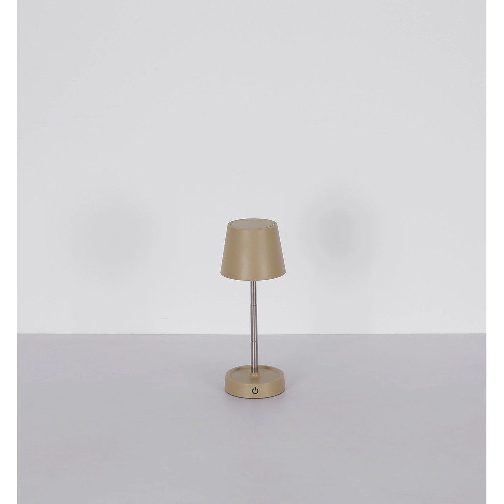 Modern table lamp Carlos Sand Brown Rechargeable Globo 9007371453061