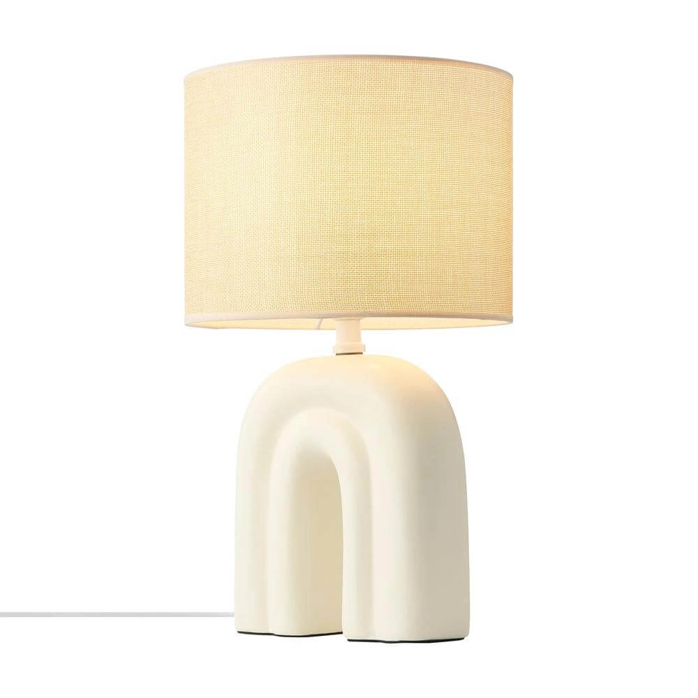 Trendy table lamp Haze sand brown