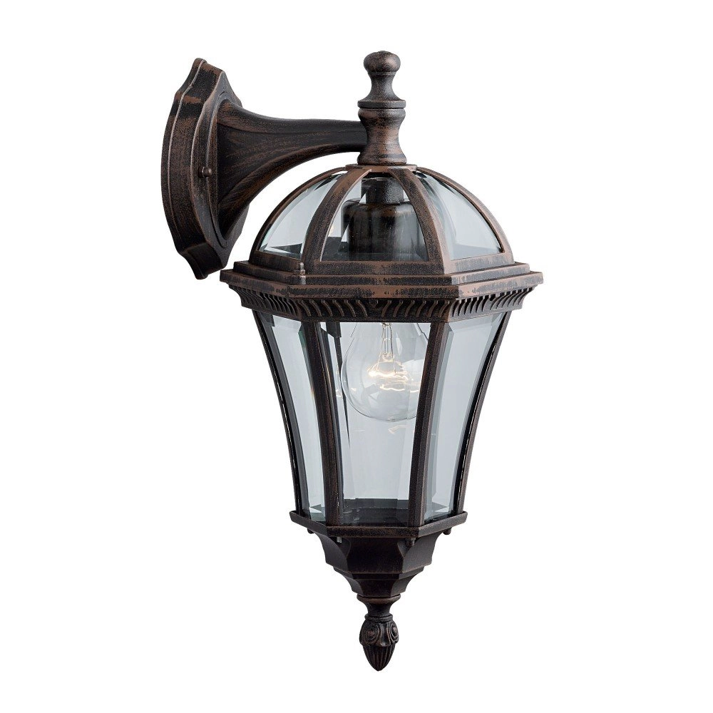 Wall lamp Capri Down bronze brown