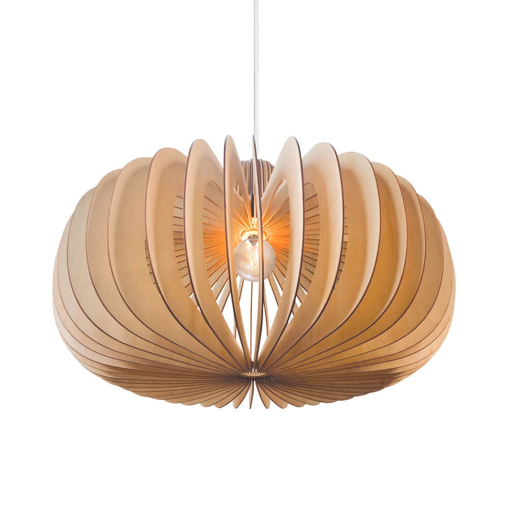 Design pendant lamp Hazo wood Ø 66.5cm Nordlux 5704924024290