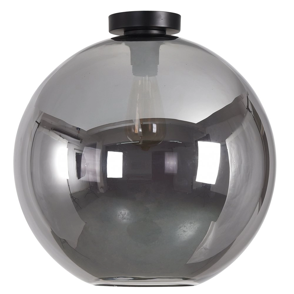 Ceiling light Marino-40 with Ø 40cm smoked glass Artdelight 8719831735860