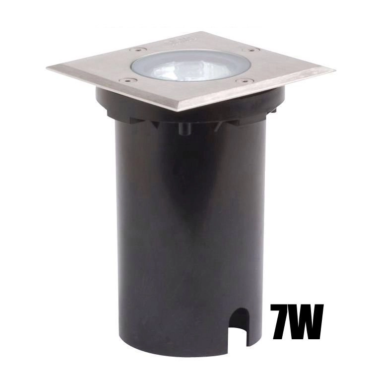 Soil Spot 11cm square stainless steel KonstSmide 7318307608007