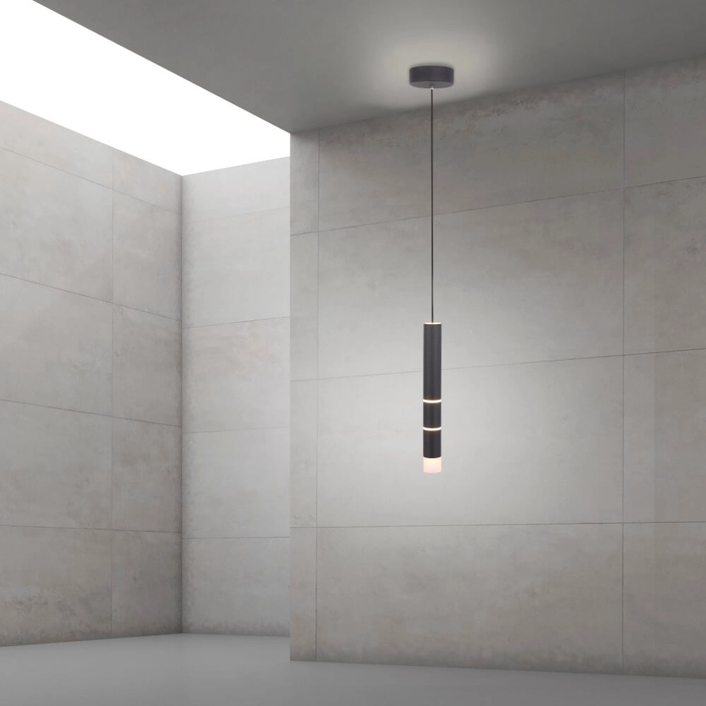 Black hanging lamp Pure Vega 3000K Paul Neuhaus 4012248357514