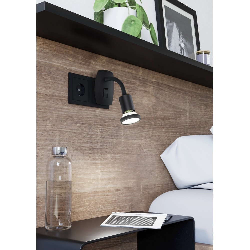 Plug fixture Parrini Flexible and with switch Eglo 9008606377039