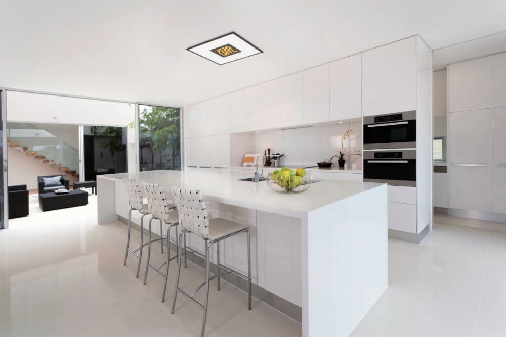 Black LED ceiling light Bordonara 45x45 Eglo 9008606244720
