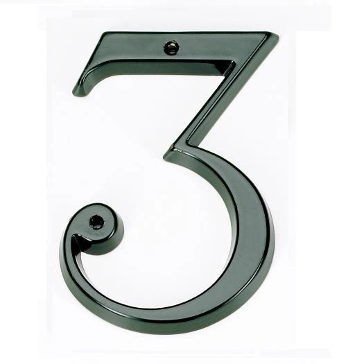 House number Address 3 black KS Verlichting 8714732585347