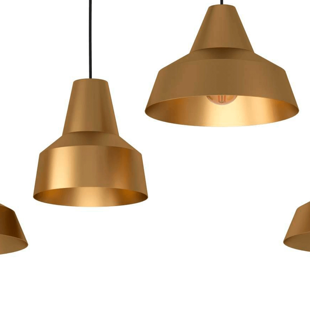 Gold hanging lamp Savarna with 6 shades Stars of Light 9008606220885